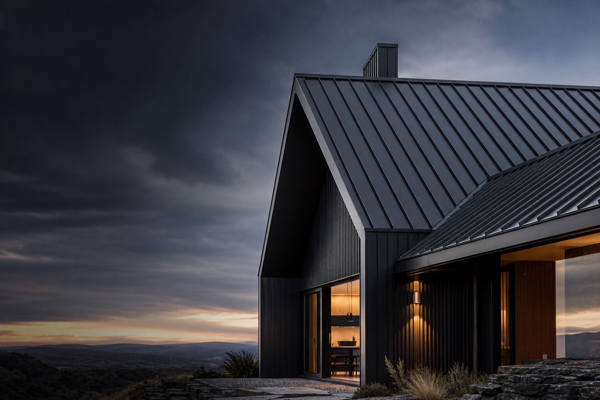 Architectural steel roofing supplied by Construction Supplies Australia
