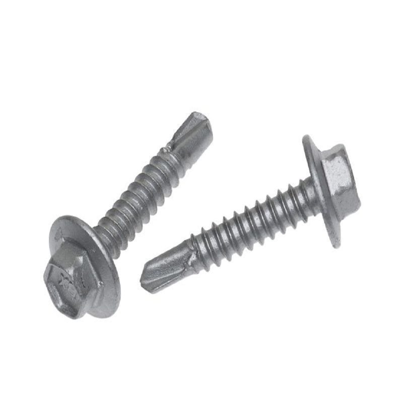 Self Drilling Hex Head Timber Screw - No Seal / Class 4 Galvanised / 12-11 x 25mm, Fasteners & Fixings - Construction Supplies Australia