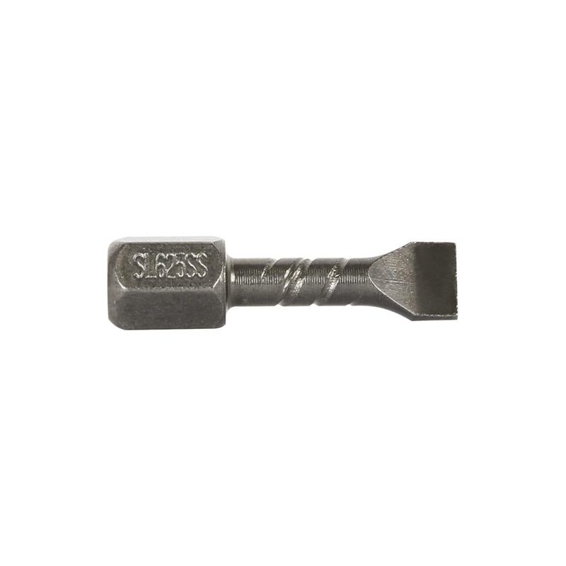 Alpha Driver Bit Slotted - Sl6 / 25mm, Roofing Sheets - Construction Supplies Australia