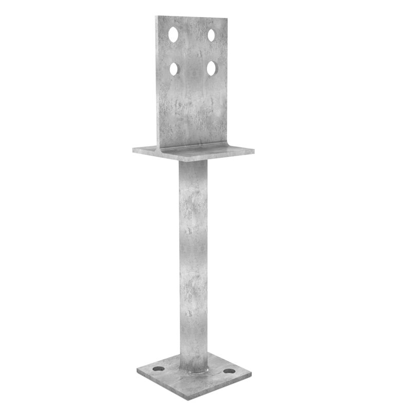 Centre Fix Blade Post Anchor Hot Dip Galvanised - 130mm / M12 & M16, Roofing Sheets - Construction Supplies Australia