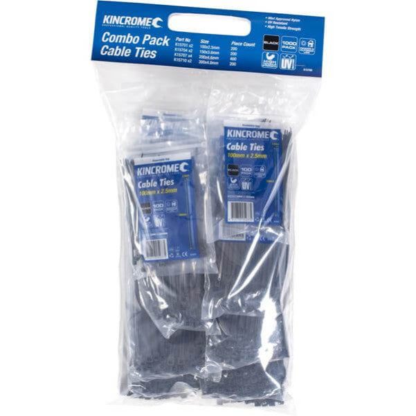 Cable Tie Combo Pack Black 1000 Piece, Roofing Sheets - Construction Supplies Australia