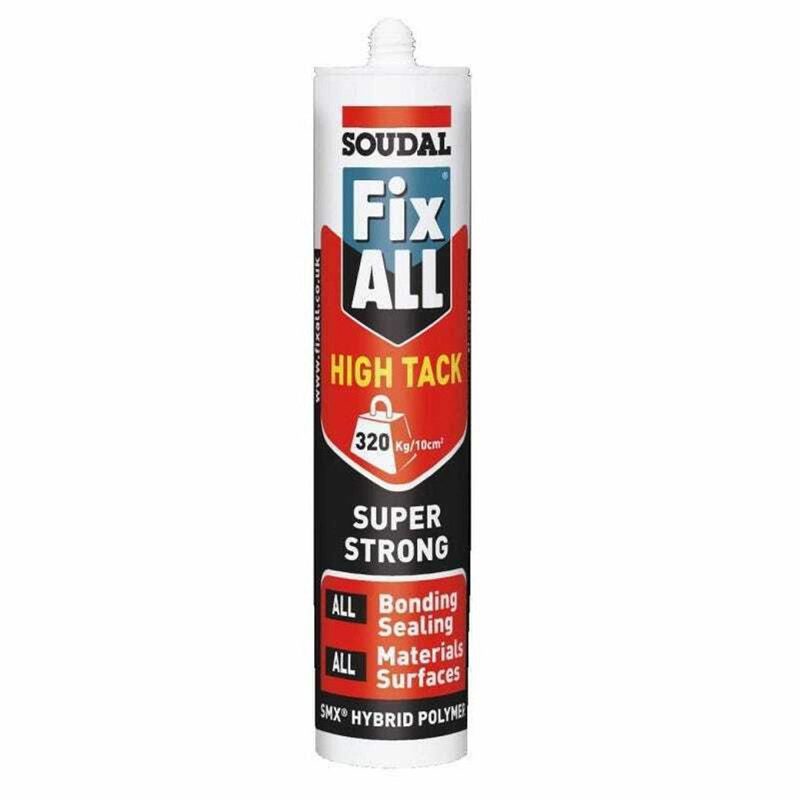 Soudal Fixall Adhesive Sealant High Tack Grey 290ml, Roofing Sheets - Construction Supplies Australia
