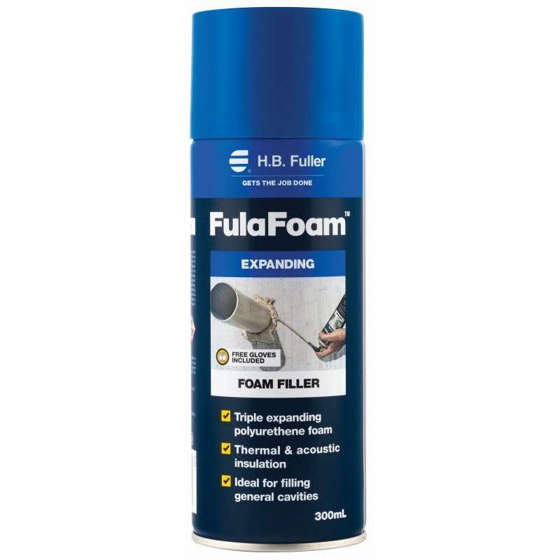 Expanding Foam Polyurethane 300ml Can Fulafoam, Roofing Sheets - Construction Supplies Australia