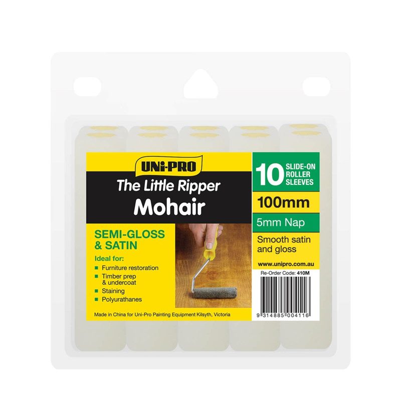 Uni-Pro Little Ripper Mohair Paint Roller Cover - 410mm, Roofing Sheets - Construction Supplies Australia
