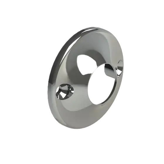 Tubing End Wall Support Round Chrome 2 Pcs 19mm, Roofing Sheets - Construction Supplies Australia