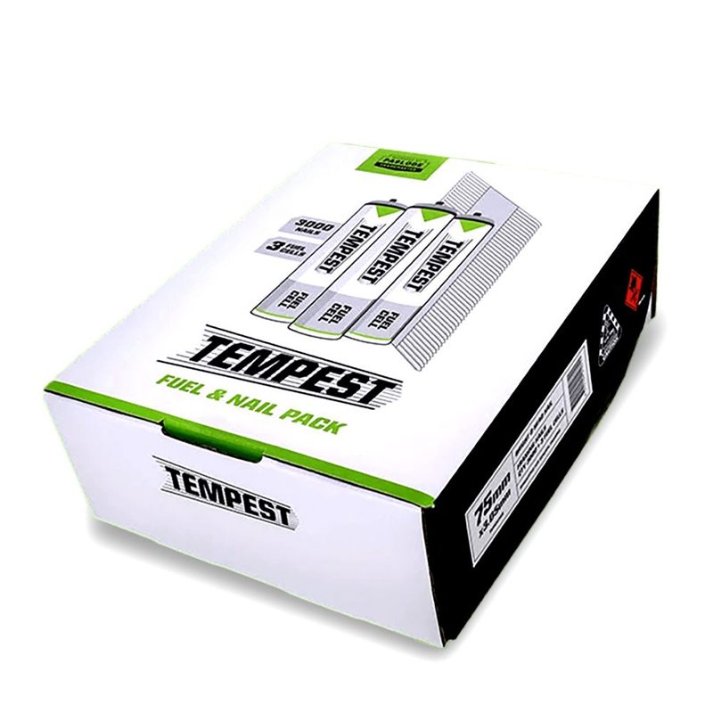 Tempest Impulse D-Head Framing Nail - Bright - 75 X 3.05mm - 3000 Pack, Roofing Sheets - Construction Supplies Australia