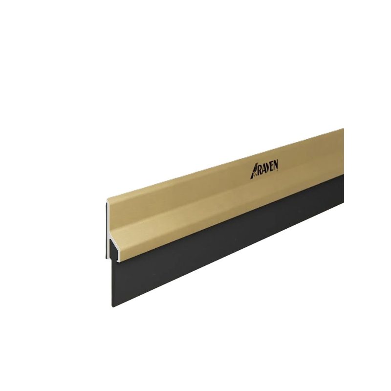 Raven Rp3g4 Door Seal Weather Strip Gold Anodised 915mm, Roofing Sheets - Construction Supplies Australia