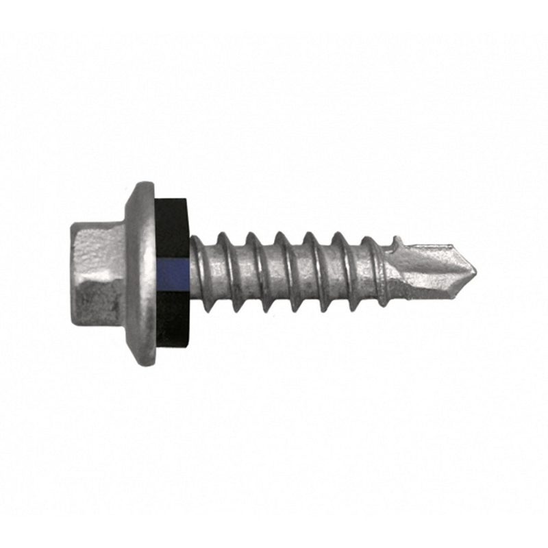 Iccons Roofstar Hex Head Self Drilling Screw With Neo Washer - Class 4 / 13-11 x 50mm, Roofing Sheets - Construction Supplies Australia