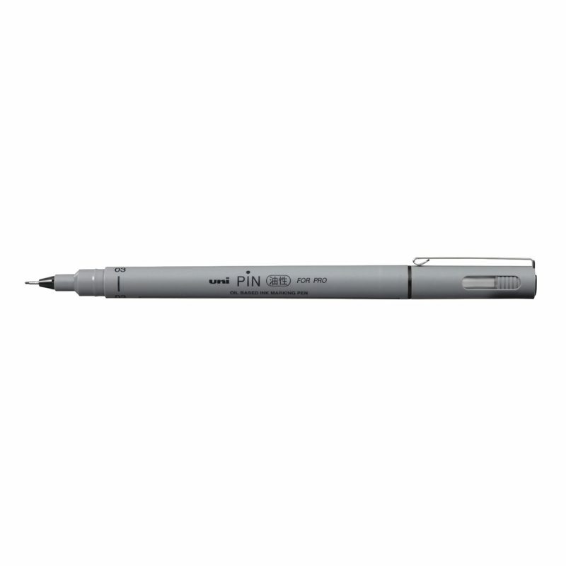 Uniball Fine Tip Permanent Marker - Black, Measuring Tools - Construction Supplies Australia