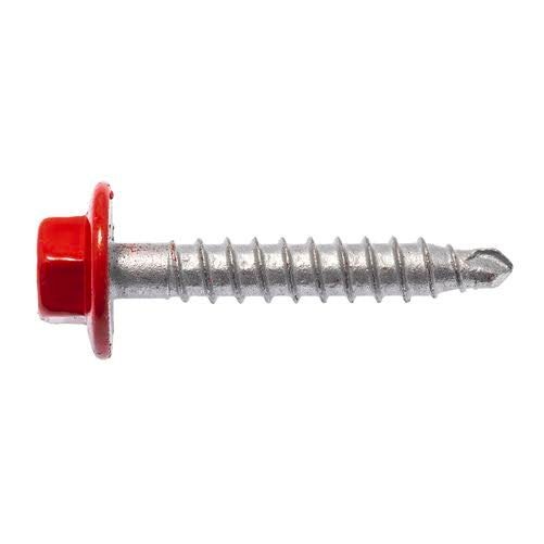 Pryda Timber Connector Screw - Red Hex Head Zip Tip - 12g X 35mm, Roofing Sheets - Construction Supplies Australia