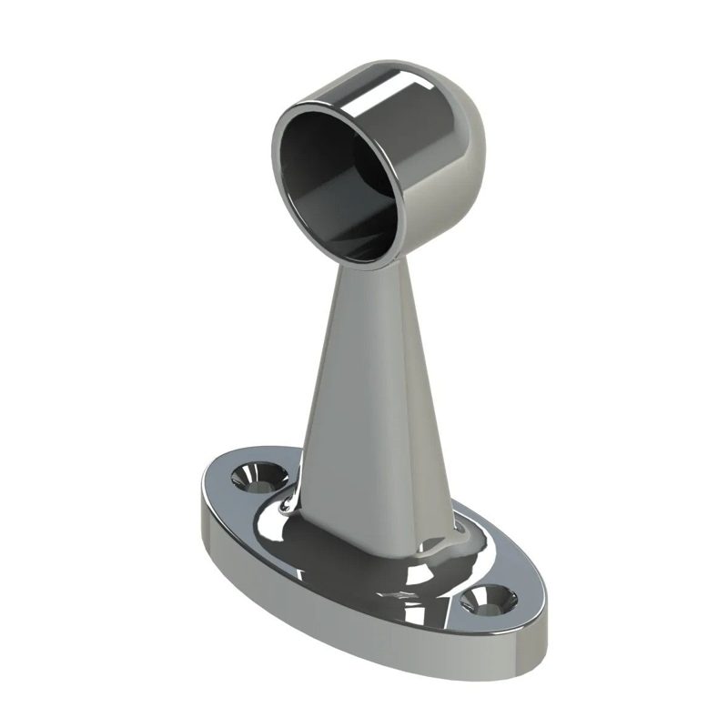 Tubing End Pillar Support Chrome 2 Pcs - 19mm, Accessories & Job Essentials - Construction Supplies Australia