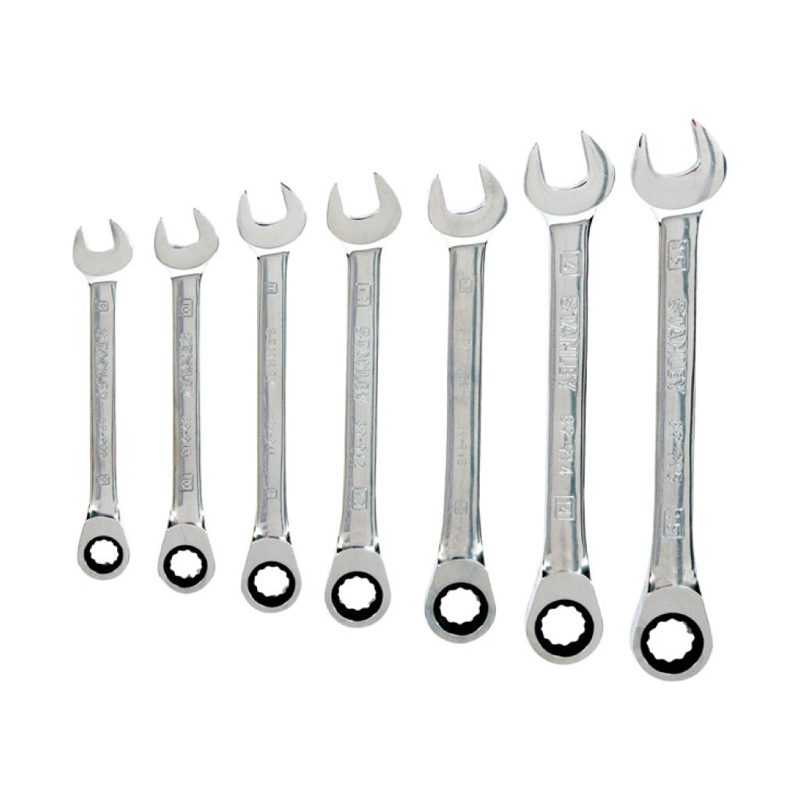 Stanley Ratchet Spanner Set Metric 7 Pce 94-543, Roofing Sheets - Construction Supplies Australia