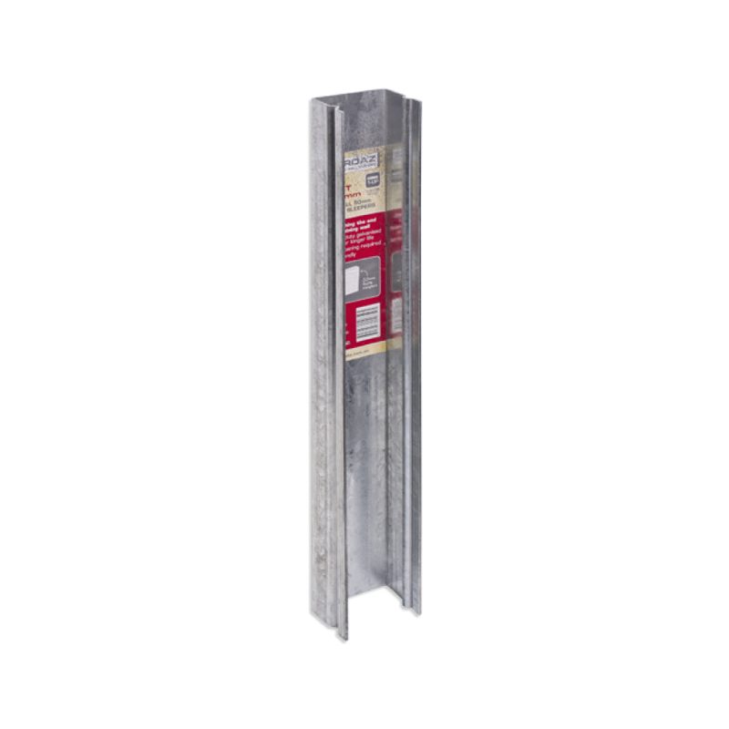 Retaining Wall C Channel End Post Galv - 65 x 450mm, Accessories & Job Essentials - Construction Supplies Australia