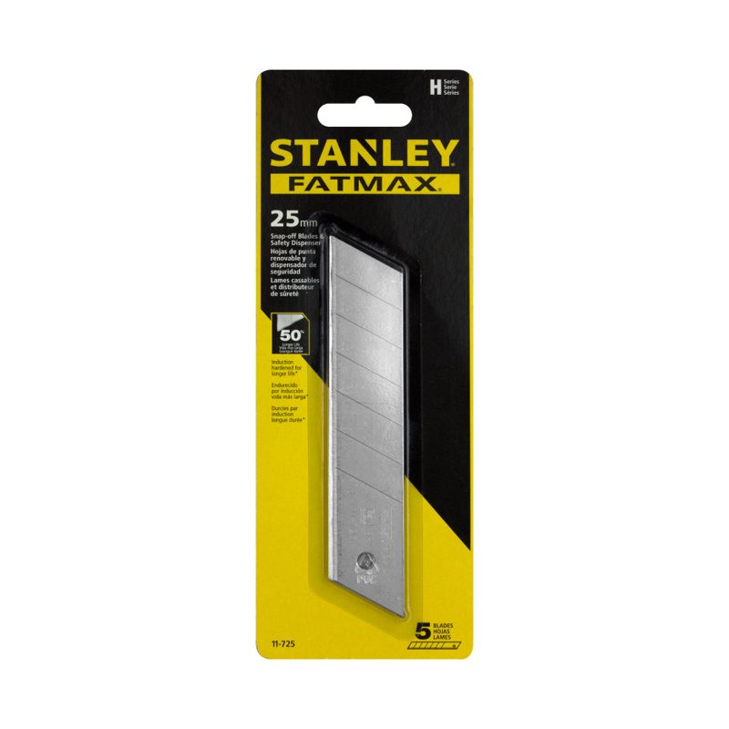 Stanley Fatmax Snap Knife Blade 5 Pcs - 25mm, Roofing Sheets - Construction Supplies Australia