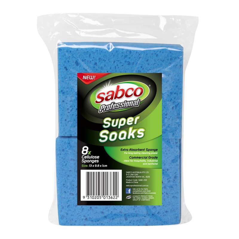 Sabco Super Soaks Regular - 13.5 x 9x1cm, Roofing Sheets - Construction Supplies Australia