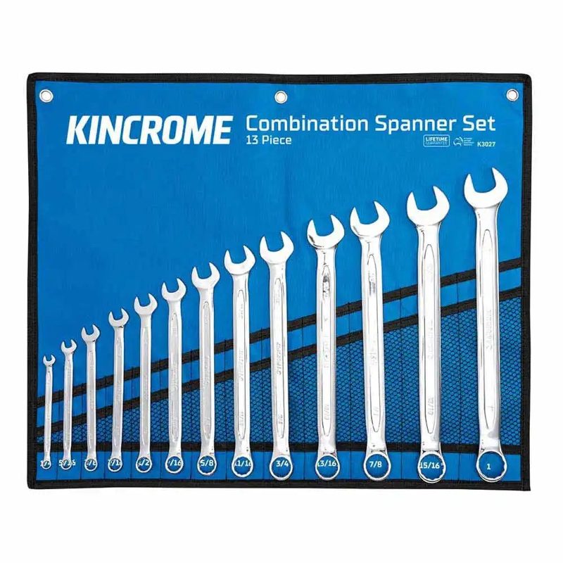 Combination Spanner Set - Imperial - 13 Piece, Roofing Sheets - Construction Supplies Australia