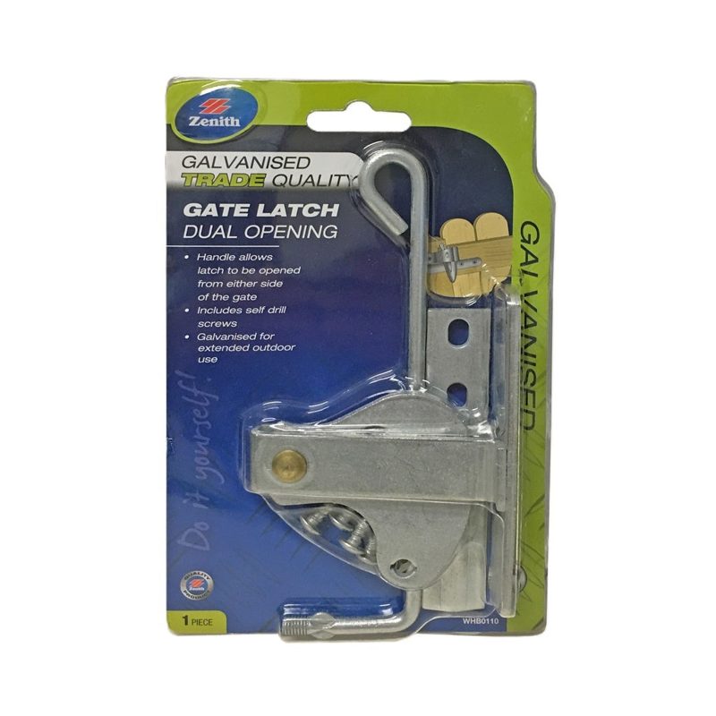Gate Latch D Type D Dual Opening Galv, Roofing Sheets - Construction Supplies Australia