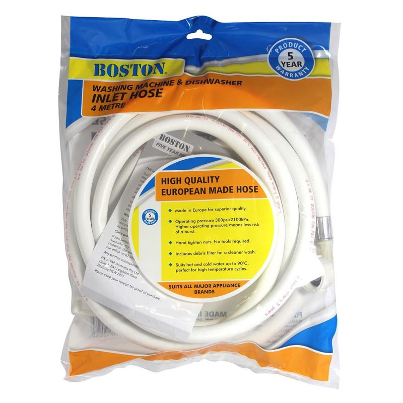 F-A-T Hose Washing Machine/Dishwasher Inlet 4m Boston, Roofing Sheets - Construction Supplies Australia