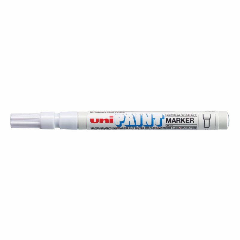 Uniball Paint Marker - Fine Bullet Tip - Black, Measuring Tools - Construction Supplies Australia