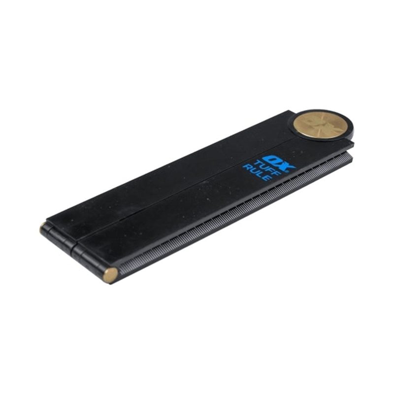 Folding Tuff Rule - 45 X 600mm - Black, Measuring Tools - Construction Supplies Australia