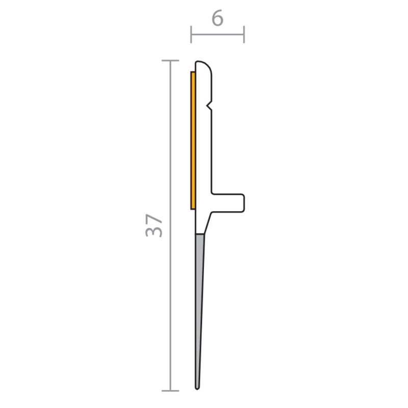 Raven Rp17b Door Seal Bottom Seal Brown 915mm, Roofing Sheets - Construction Supplies Australia