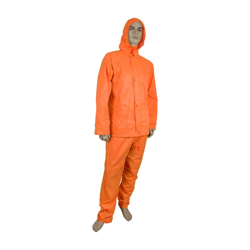 Rainsuit Pvc/Polyester Hi-Vis Orange - 2xl, Safety Products - Construction Supplies Australia