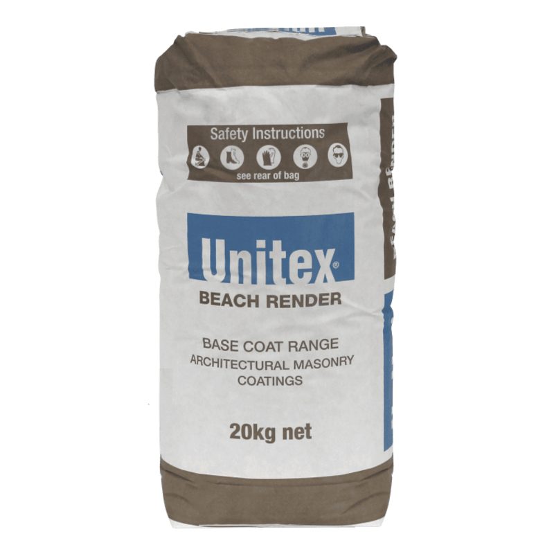 Unitex Uni-Dry Cote Beach Render 20kg, Roofing Sheets - Construction Supplies Australia