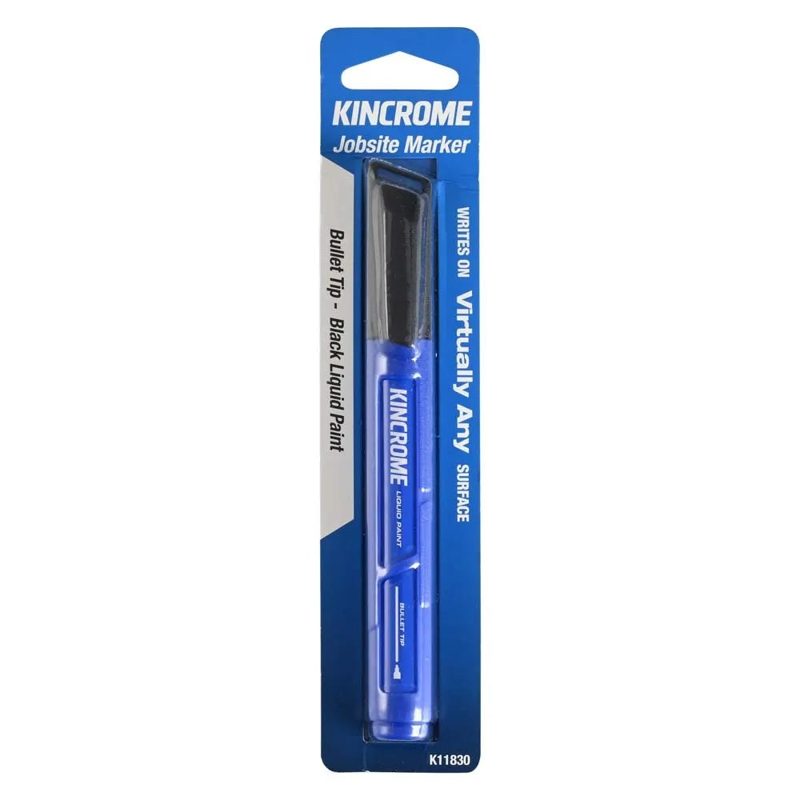 Paint Marker Bullet Tip - Black / 3 Pack, Measuring Tools - Construction Supplies Australia