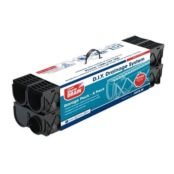 Storm Drain Garage Pack 4 X 1.0m, Roofing Sheets - Construction Supplies Australia