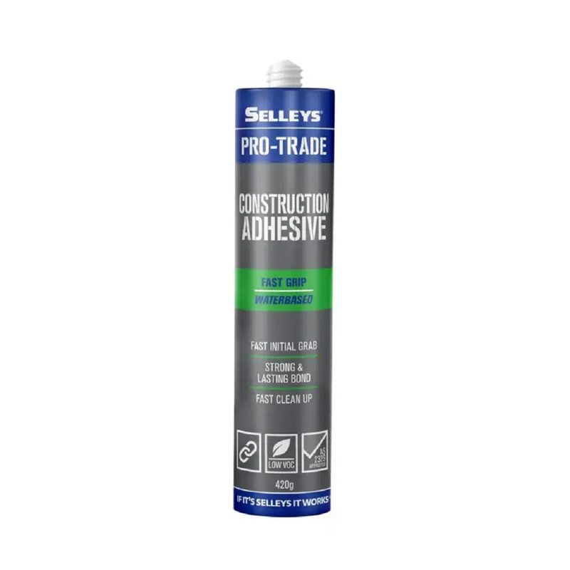 Selleys Pro-Trade Fast Construction Adhesive 420g, Roofing Sheets - Construction Supplies Australia