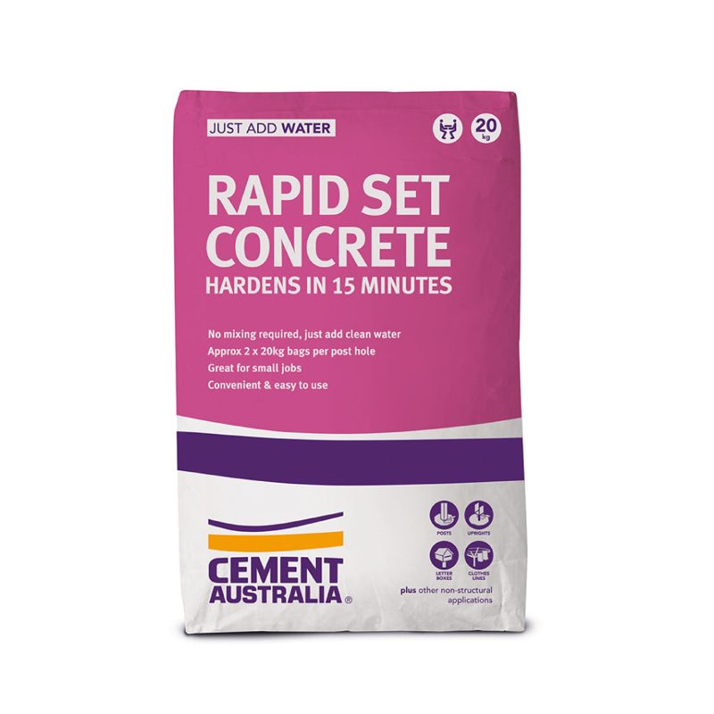 Rapidset Concrete 20kg, Roofing Sheets - Construction Supplies Australia