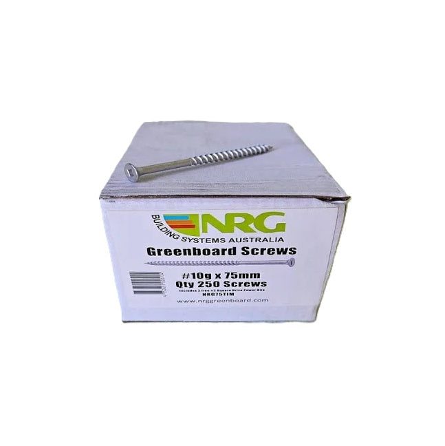 Nrg Green Board Timber Screw - 100mm, Walling & Cladding - Construction Supplies Australia