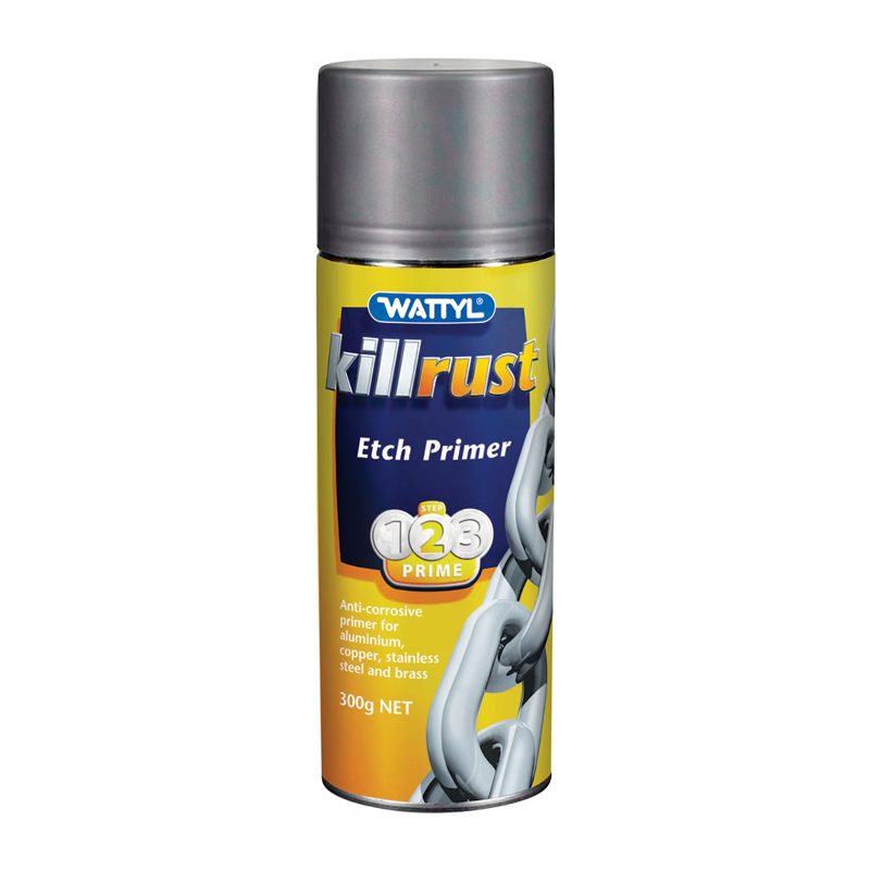 Wattyl Killrust Etch Primer Spray 300g, Roofing Sheets - Construction Supplies Australia