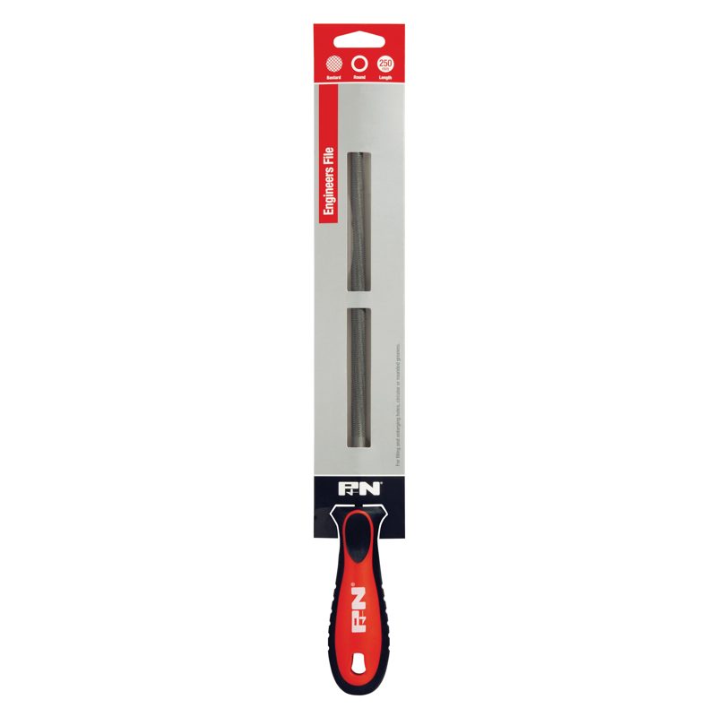 Round Handled File Bastard Cut - 250mm, Roofing Sheets - Construction Supplies Australia