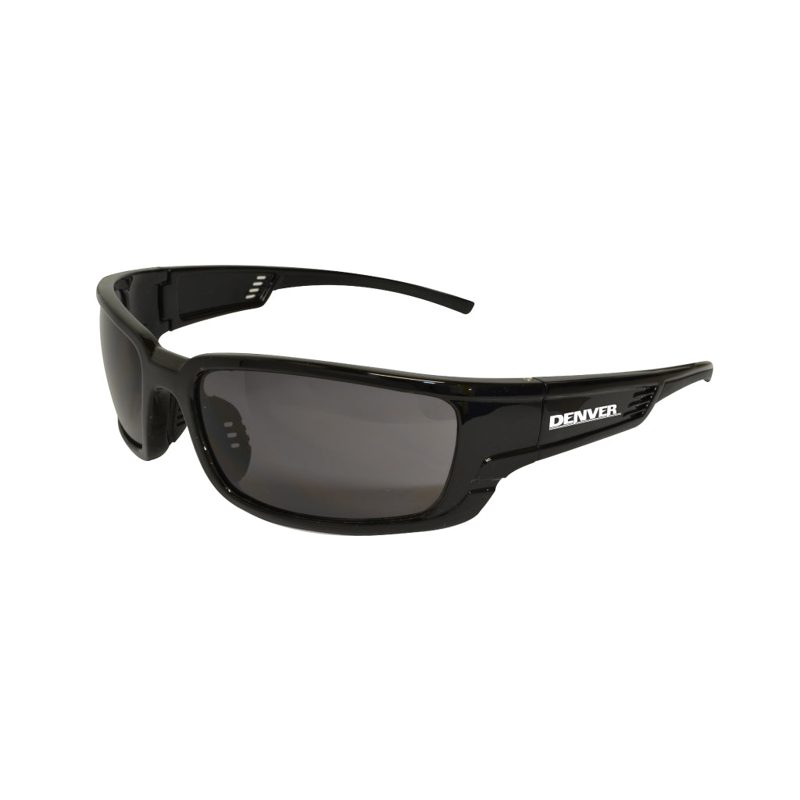 Safety Glasses Anti-Fog Anti-Scratch Premium Denver Smoke With Black Frame, Roofing Sheets - Construction Supplies Australia