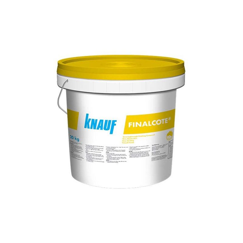 Knauf Compound Finish Finalcote 20kg Capacity, Roofing Sheets - Construction Supplies Australia