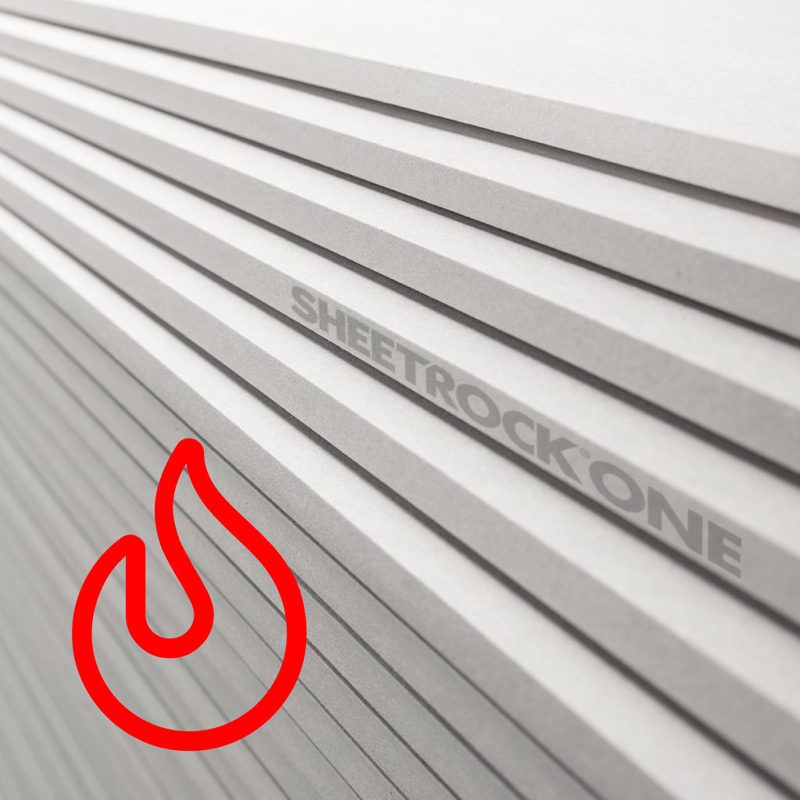 Knauf Plasterboard Fire Resistant - 2400 x 1200 x 16mm, Accessories & Job Essentials - Construction Supplies Australia