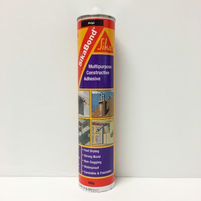 Sikabond 142 Instant Nails Adhesive Beige 300ml, Roofing Sheets - Construction Supplies Australia