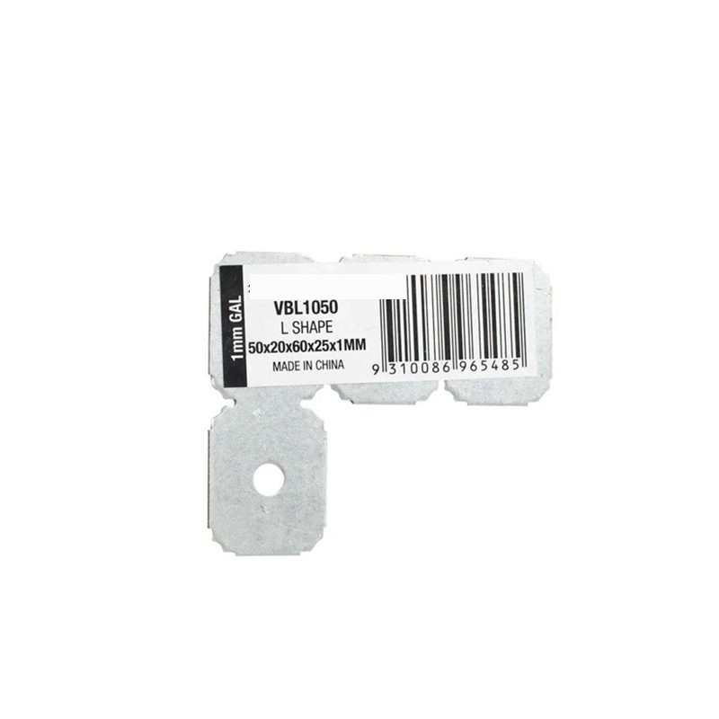 Bracket L Shape - 1 x 100 x20 x 100 x 25mm, Angle Brackets - Construction Supplies Australia