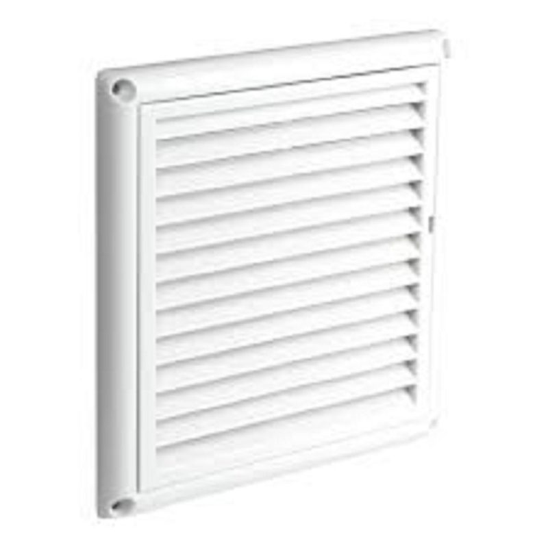 Ventilation Grill Vent With Screen - 100mm, Accessories & Job Essentials - Construction Supplies Australia