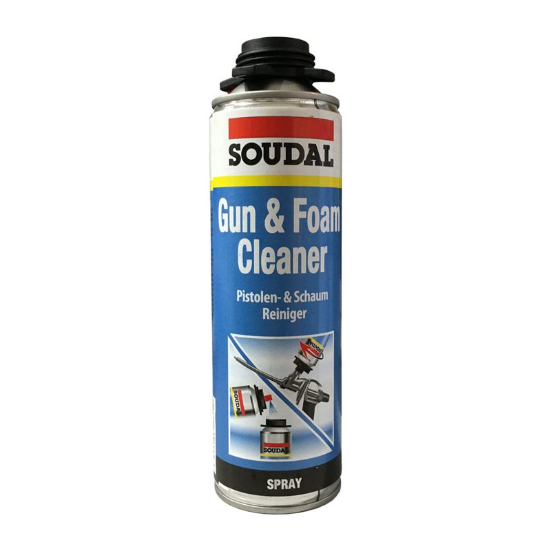 Soudal Cleaner Expanding Foam Gun Grade - 500ml Screw Top, Roofing Sheets - Construction Supplies Australia