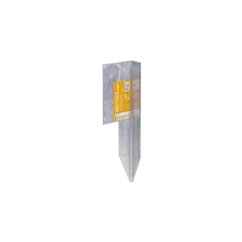 Retaining Sleeper Post Peg Right Galv - 400mm, Accessories & Job Essentials - Construction Supplies Australia