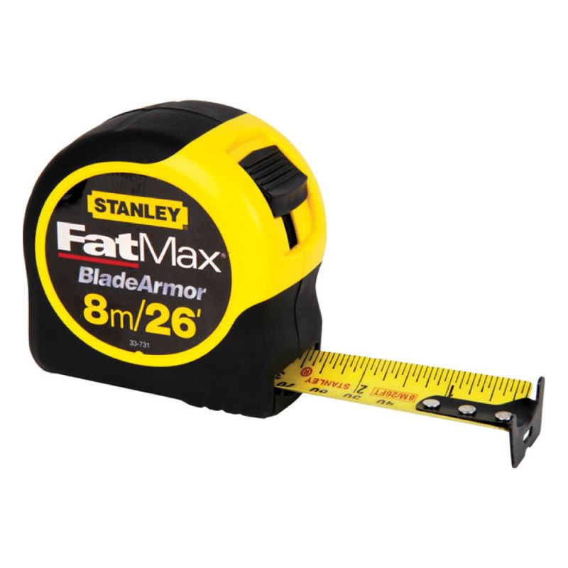 Stanley Fatmax Tape Measure Blade Armour - 32mm x 8m/26', Roofing Sheets - Construction Supplies Australia