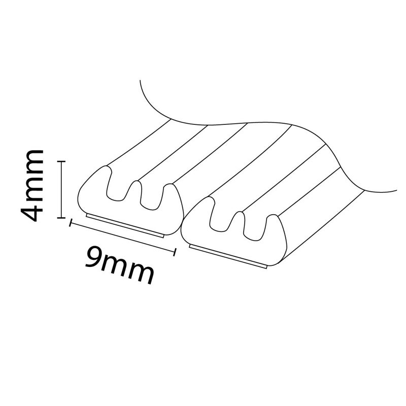 Cowdroy Cm595wh Door & Window Seal 2-3mm Gap X 5.0m, Roofing Sheets - Construction Supplies Australia