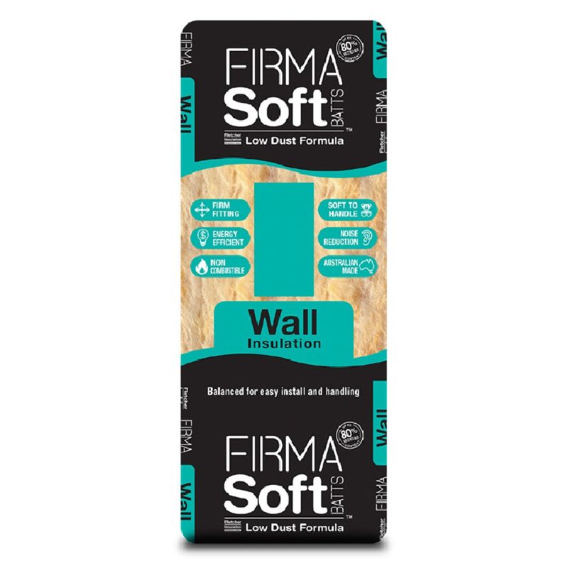 Firmasoft Wall Insulation Batts R2.0 - 1160 x 430 x90mm x 11m2, Accessories & Job Essentials - Construction Supplies Australia