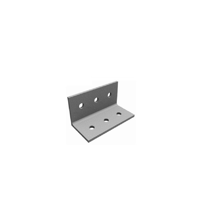 Angle Heavy 8mm 100x100x200mm M16 Bolt Holes (3 Per Flange) Hot Dipped Galvanised, Roofing Sheets - Construction Supplies Australia