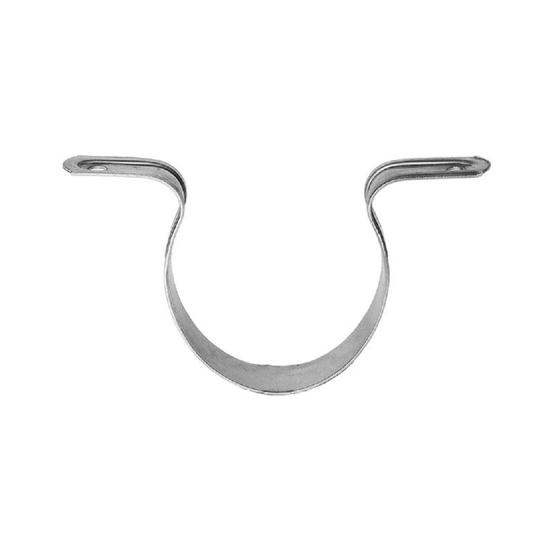 Dwv Pipe Stand-Off Clip Gal Steel With White Powder Coat 100mm, Roofing Sheets - Construction Supplies Australia