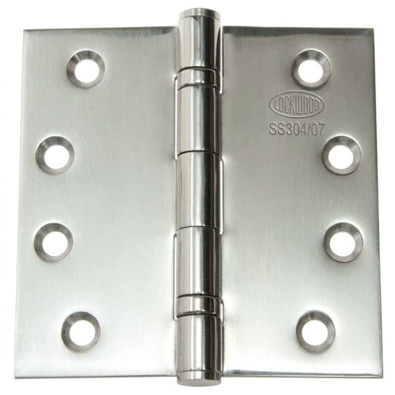 Lockwood 10000 Series Ball Bearing Hinge - Ball Bearing / Satin Stainless Steel, Roofing Sheets - Construction Supplies Australia