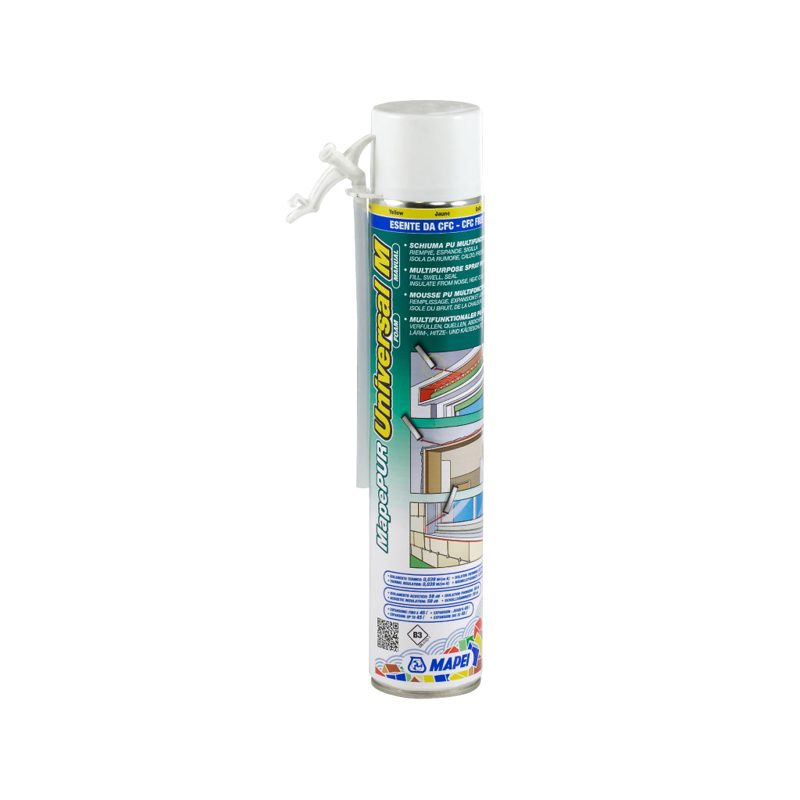 Mapei Expanding Foam Polyurethane Mapepur Universal Foam M 750ml, Roofing Sheets - Construction Supplies Australia