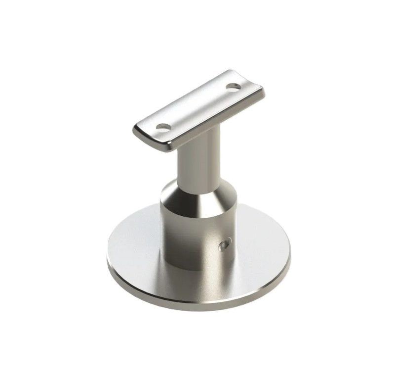 Handrail Bracket Curved Top S304 - 60mm Extension, Fasteners & Fixings - Construction Supplies Australia